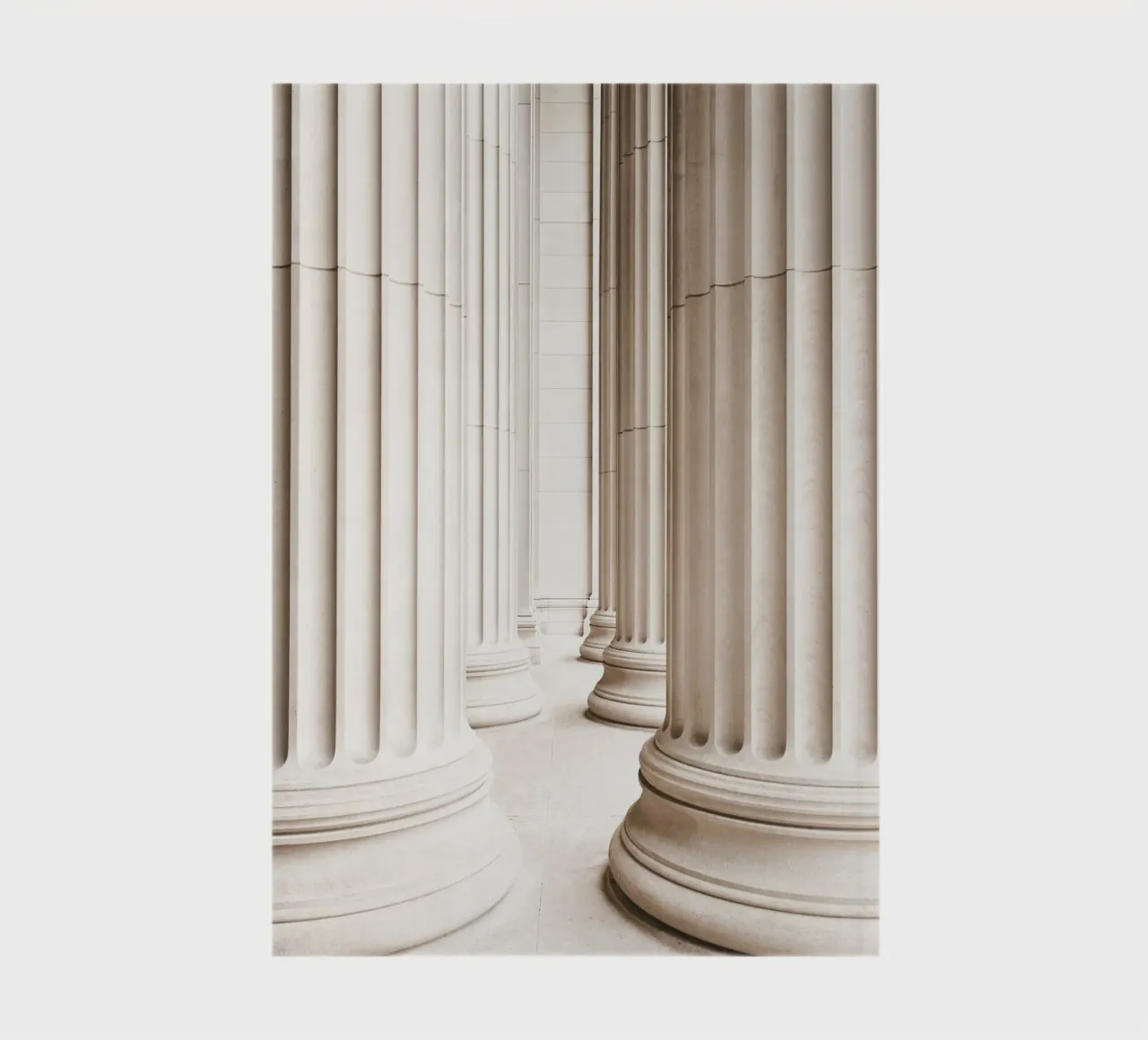 Classic architecture - Timeless column gallery notebook by Whole©