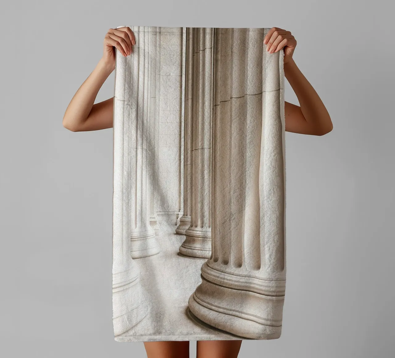 Classic architecture - Timeless column gallery towel by Whole©