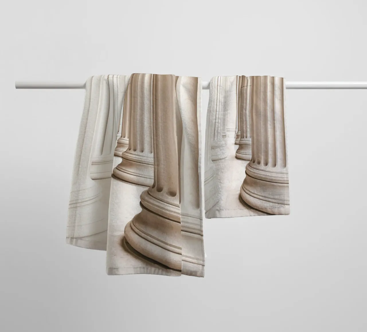Classic architecture - Timeless column gallery towel by Whole©
