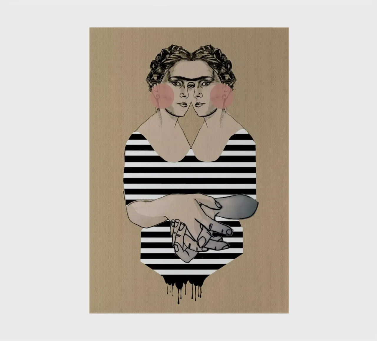 Stripes 2 notebook by Agnes KR Patience