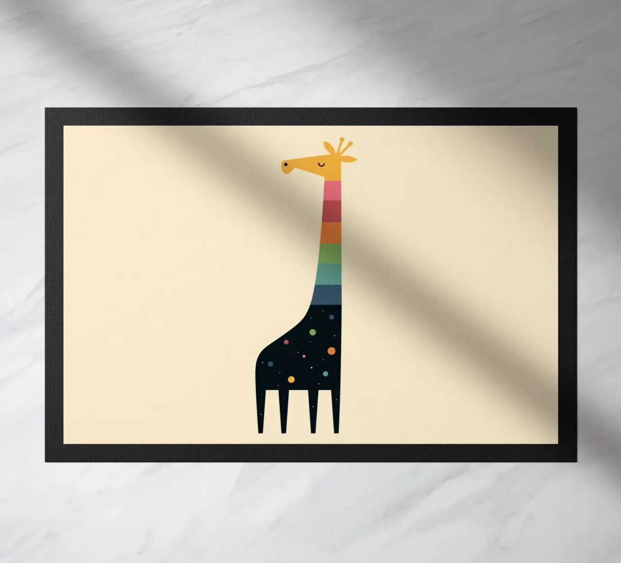 Galaxy Giraffe zerbino da Andy Westface