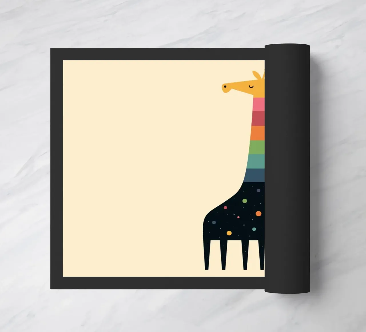 Galaxy Giraffe zerbino da Andy Westface