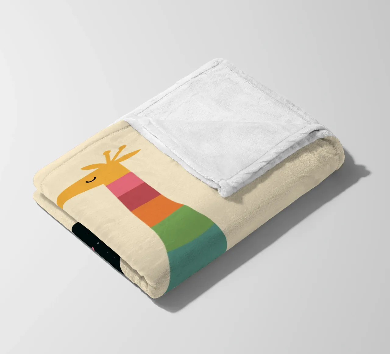 Galaxy Giraffe fleece blanket by Andy Westface