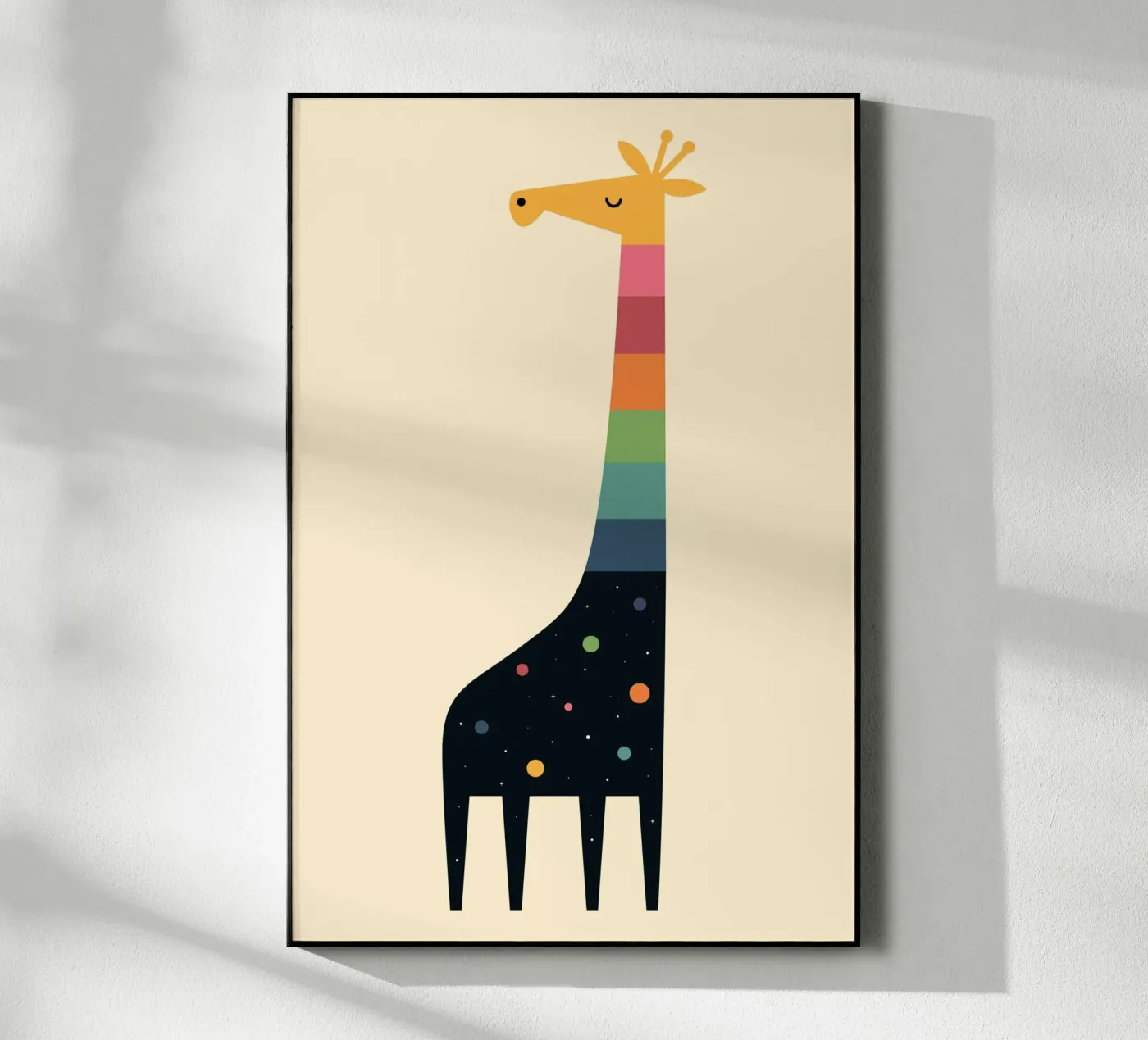 Galaxy Giraffe acrylic glass by Andy Westface