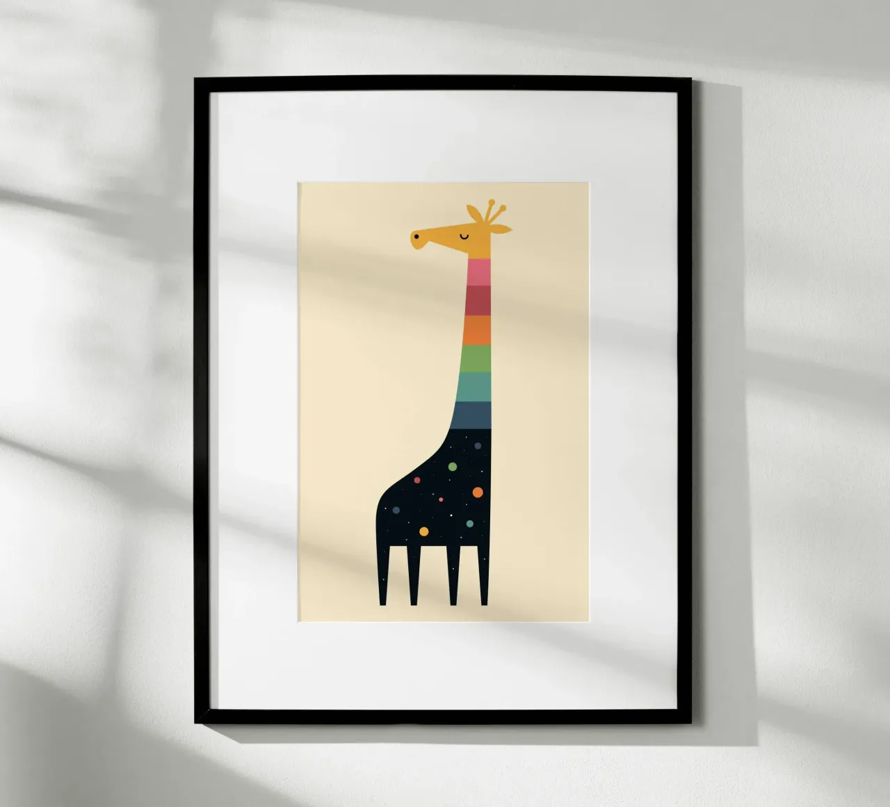 Galaxy Giraffe poster da Andy Westface