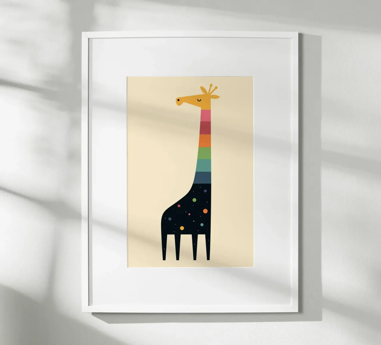 Galaxy Giraffe poster da Andy Westface