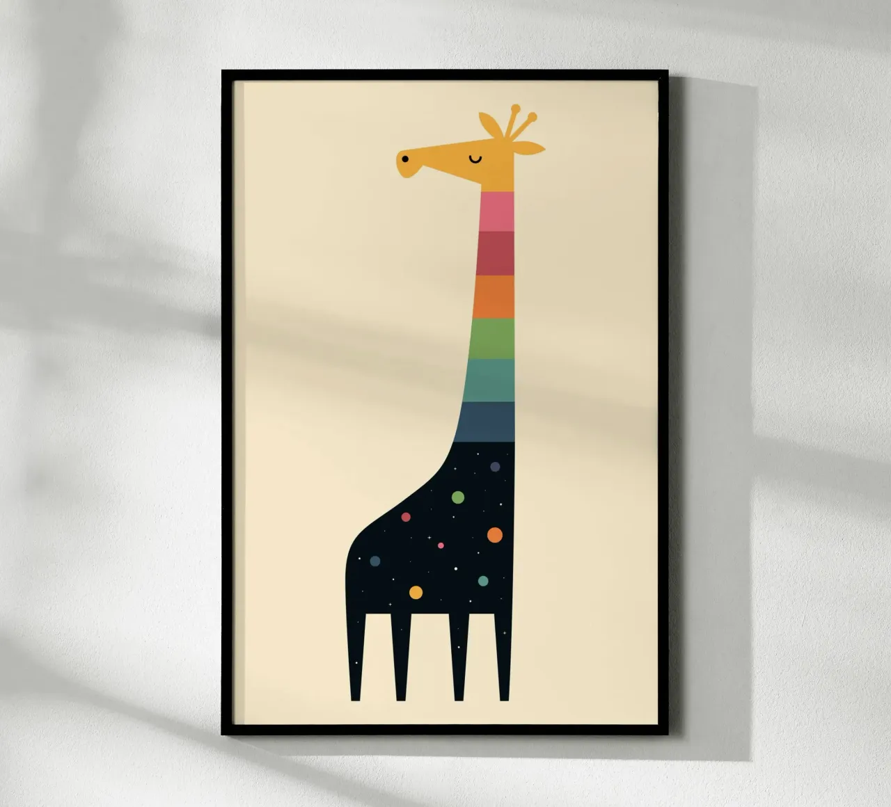 Galaxy Giraffe poster da Andy Westface