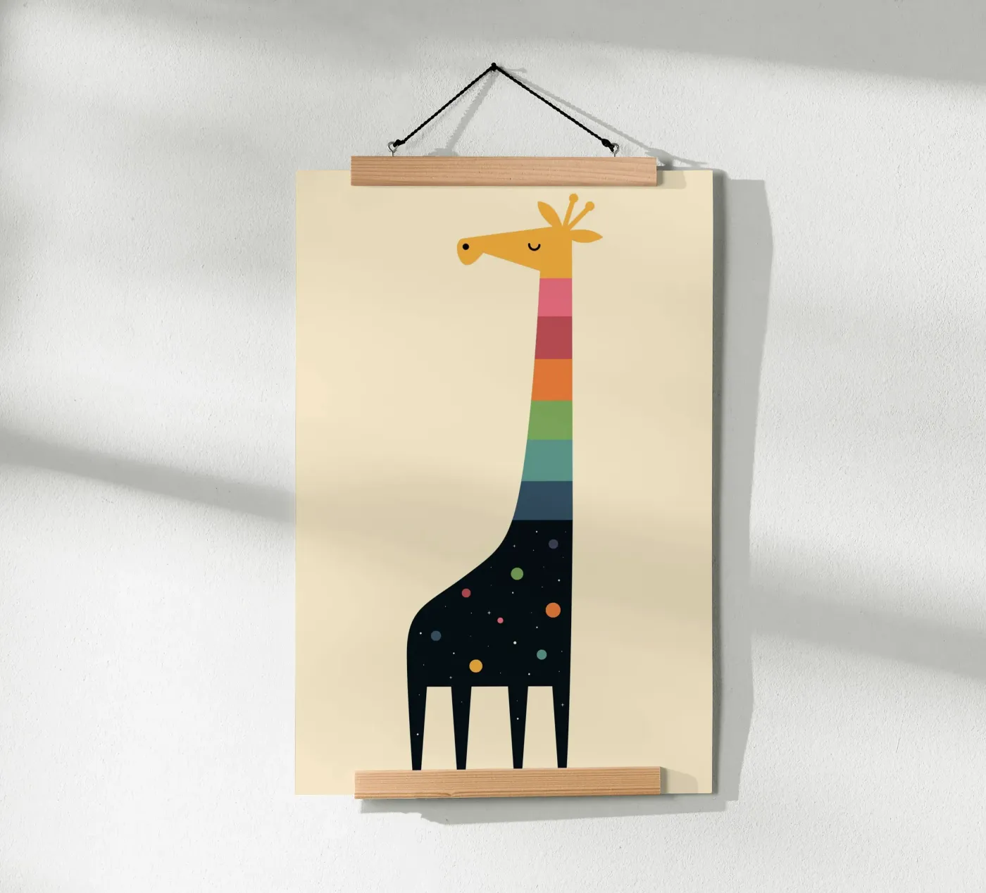 Galaxy Giraffe poster da Andy Westface