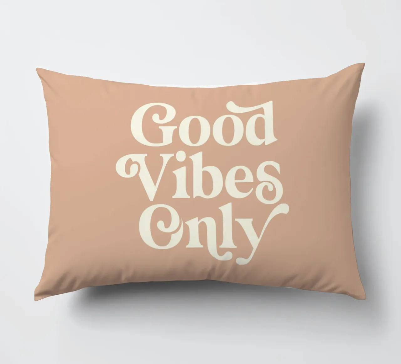 Good Vibes Only Stylish Typografie Design cuscino da THE MOTIVATED TYPE