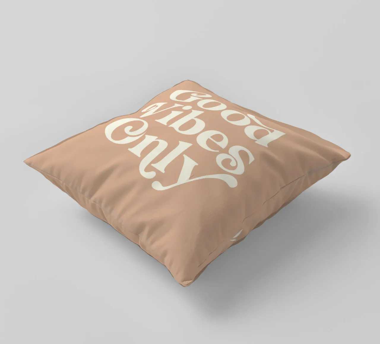 Good Vibes Only Stylish Typografie Design cuscino da THE MOTIVATED TYPE