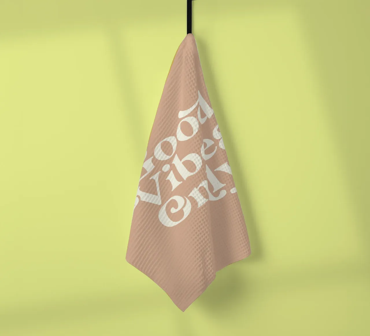 Good Vibes Only Stylish Typografie Design canovaccio da cucina da THE MOTIVATED TYPE