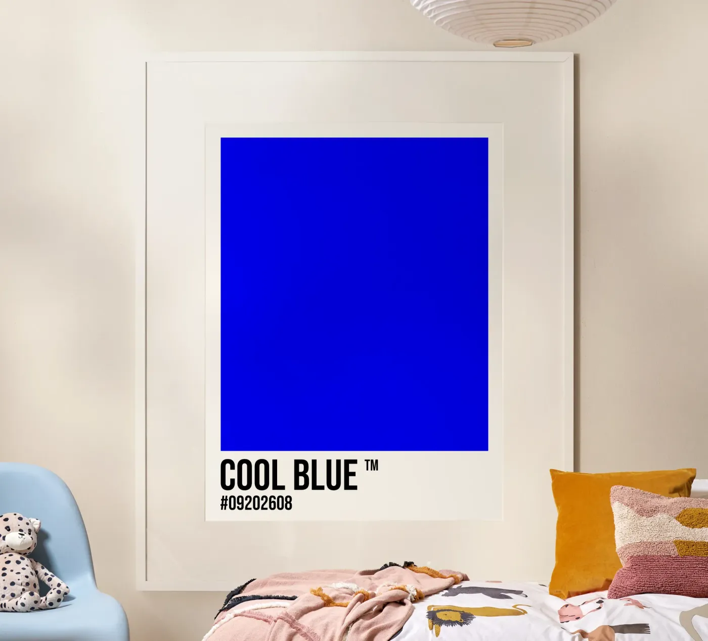 Cool Blue poster by Vector Hugo
