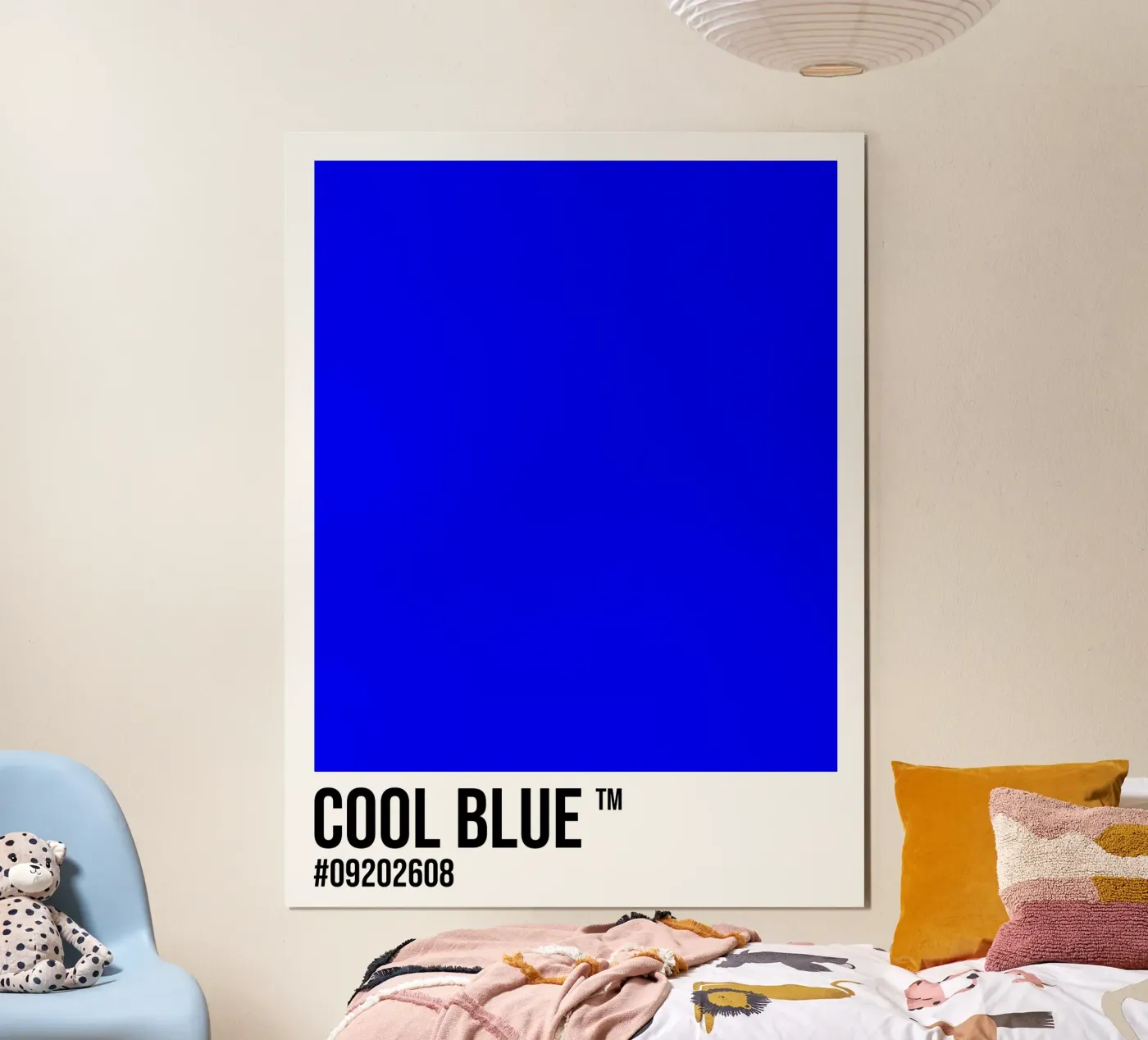 Cool Blue poster by Vector Hugo