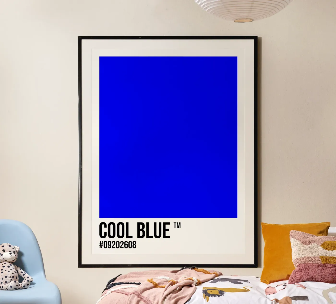 Cool Blue poster by Vector Hugo