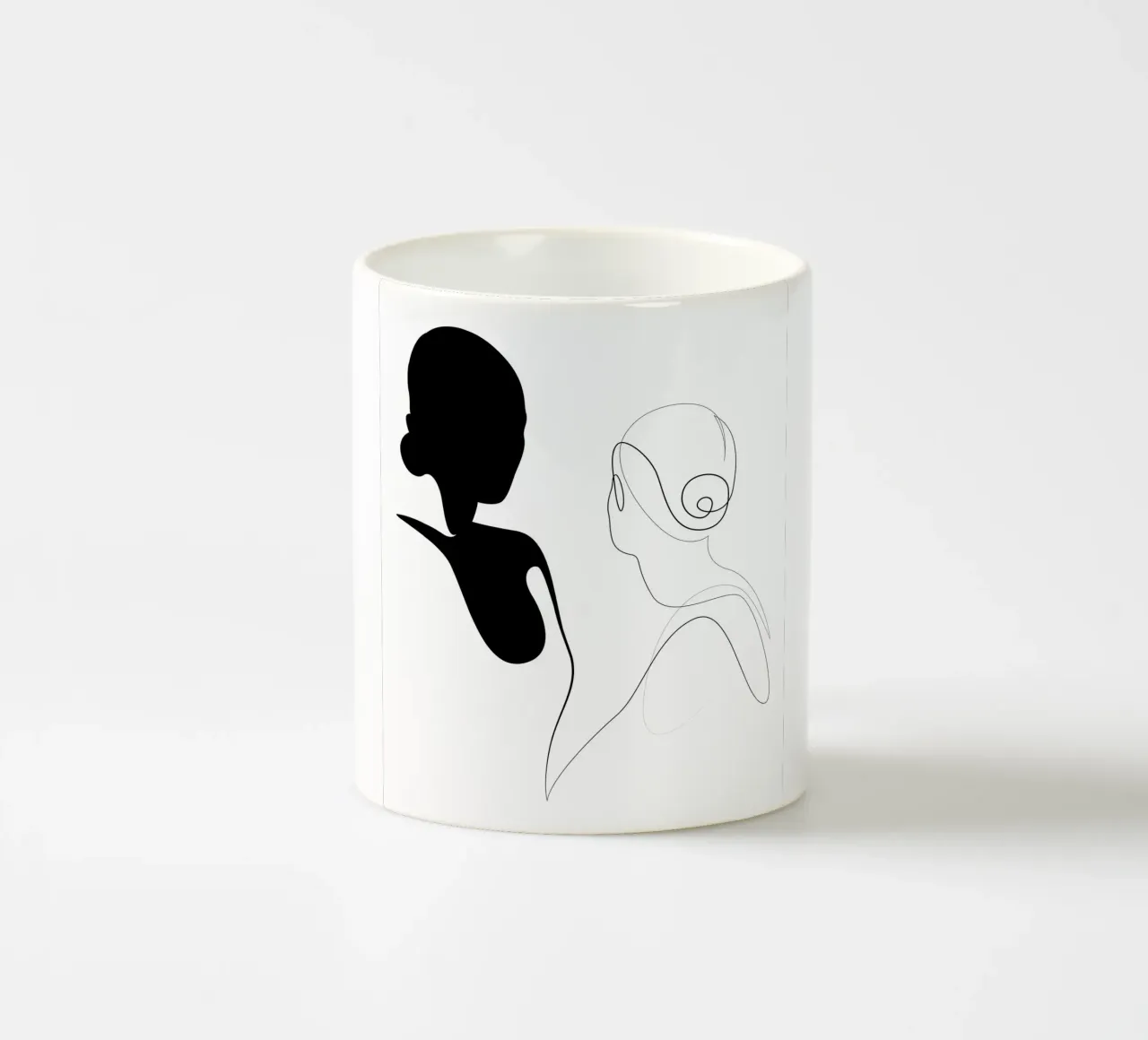 Nocturne talk tazza in ceramica da Addillum
