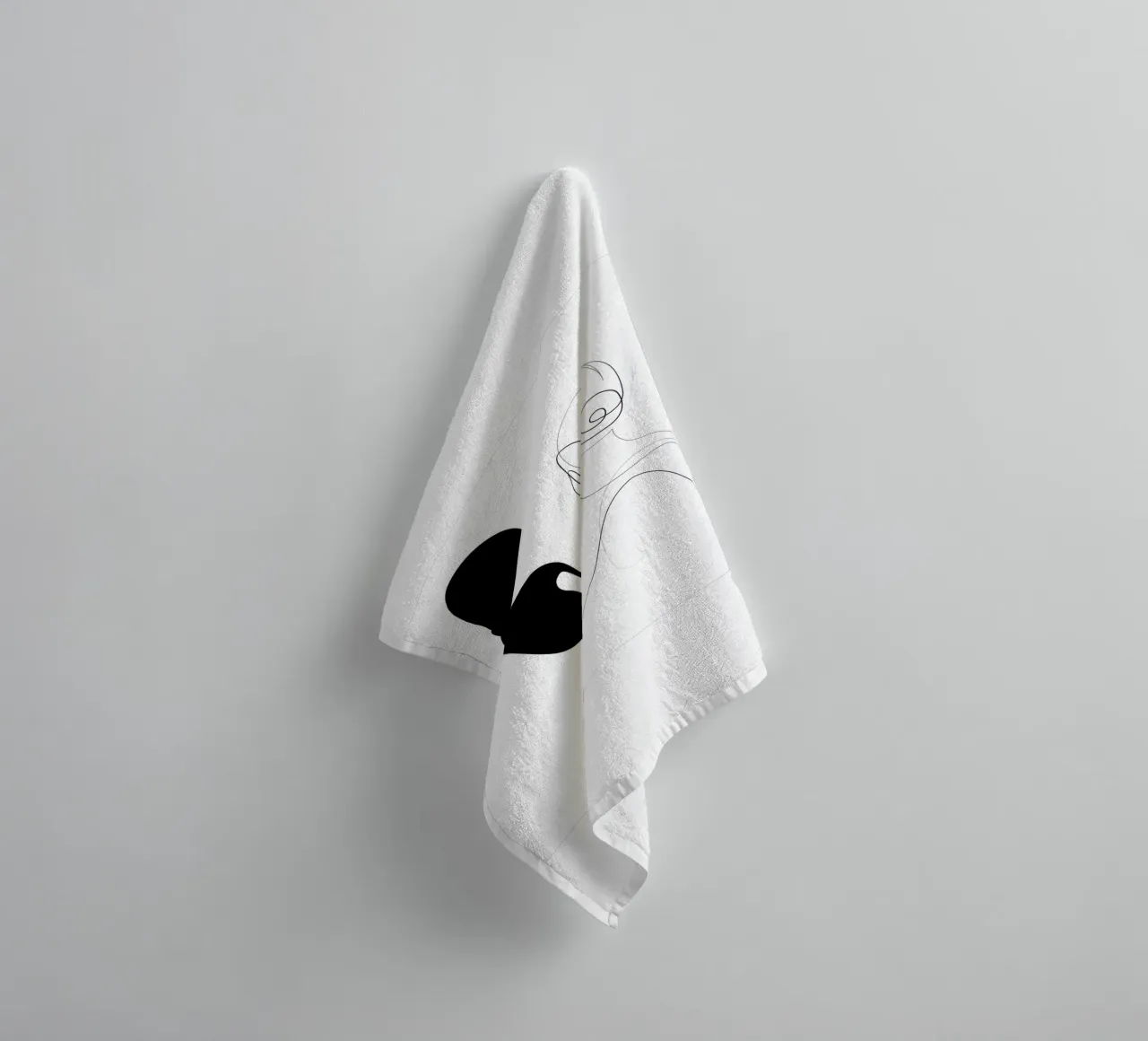 Nocturne talk asciugamano da bagno da Addillum