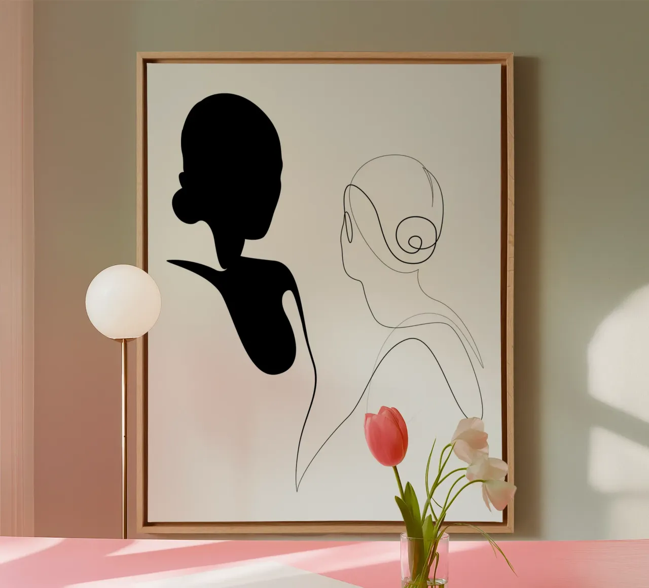 Nocturne talk canvas met Baklijst van Addillum