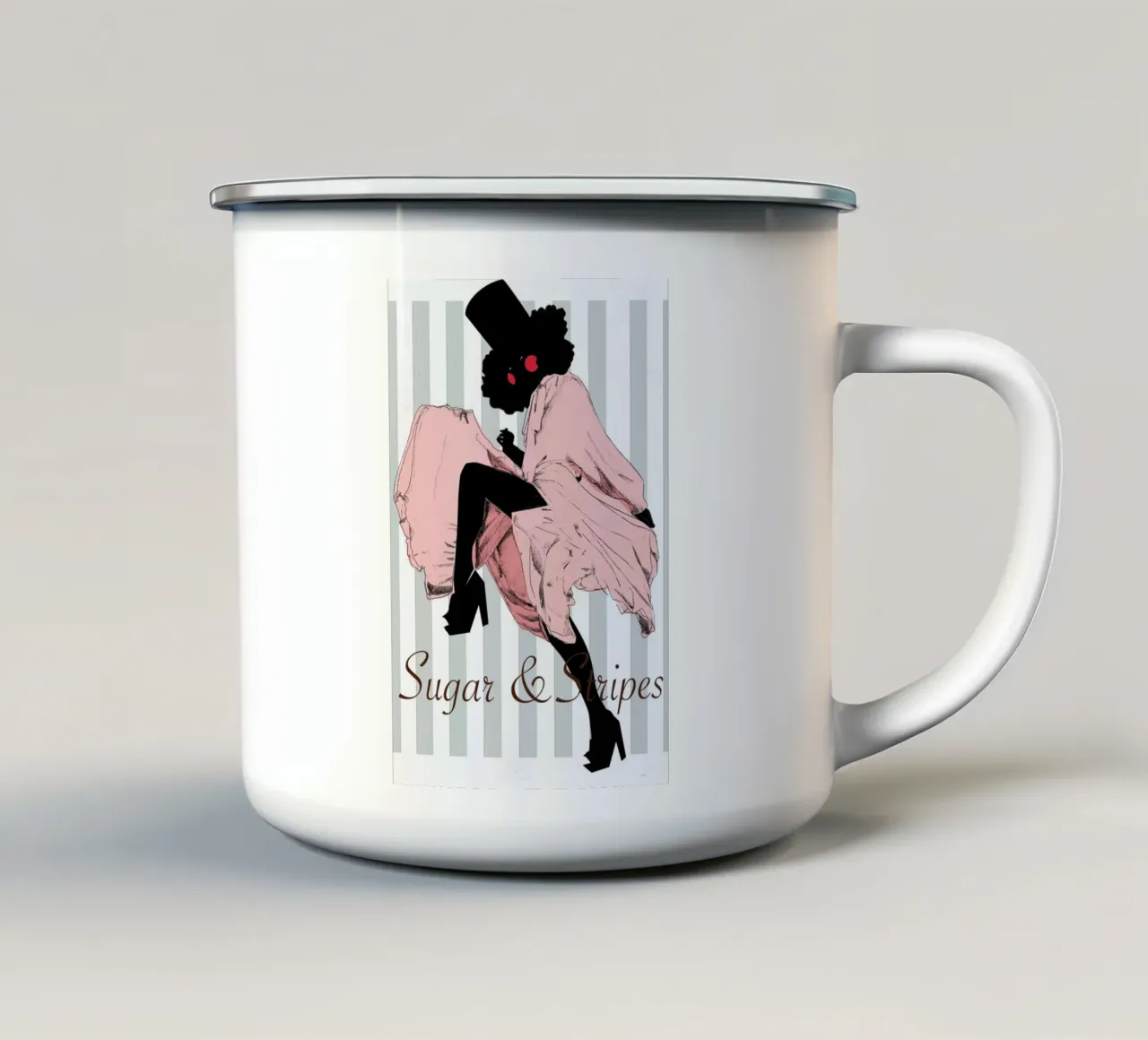 Nessie ChaCha tazza in smalto da Agnes KR Patience