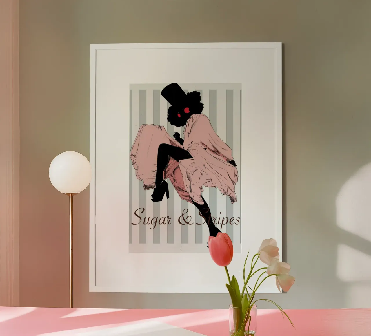 Nessie ChaCha poster con telaio in plastica da Agnes KR Patience