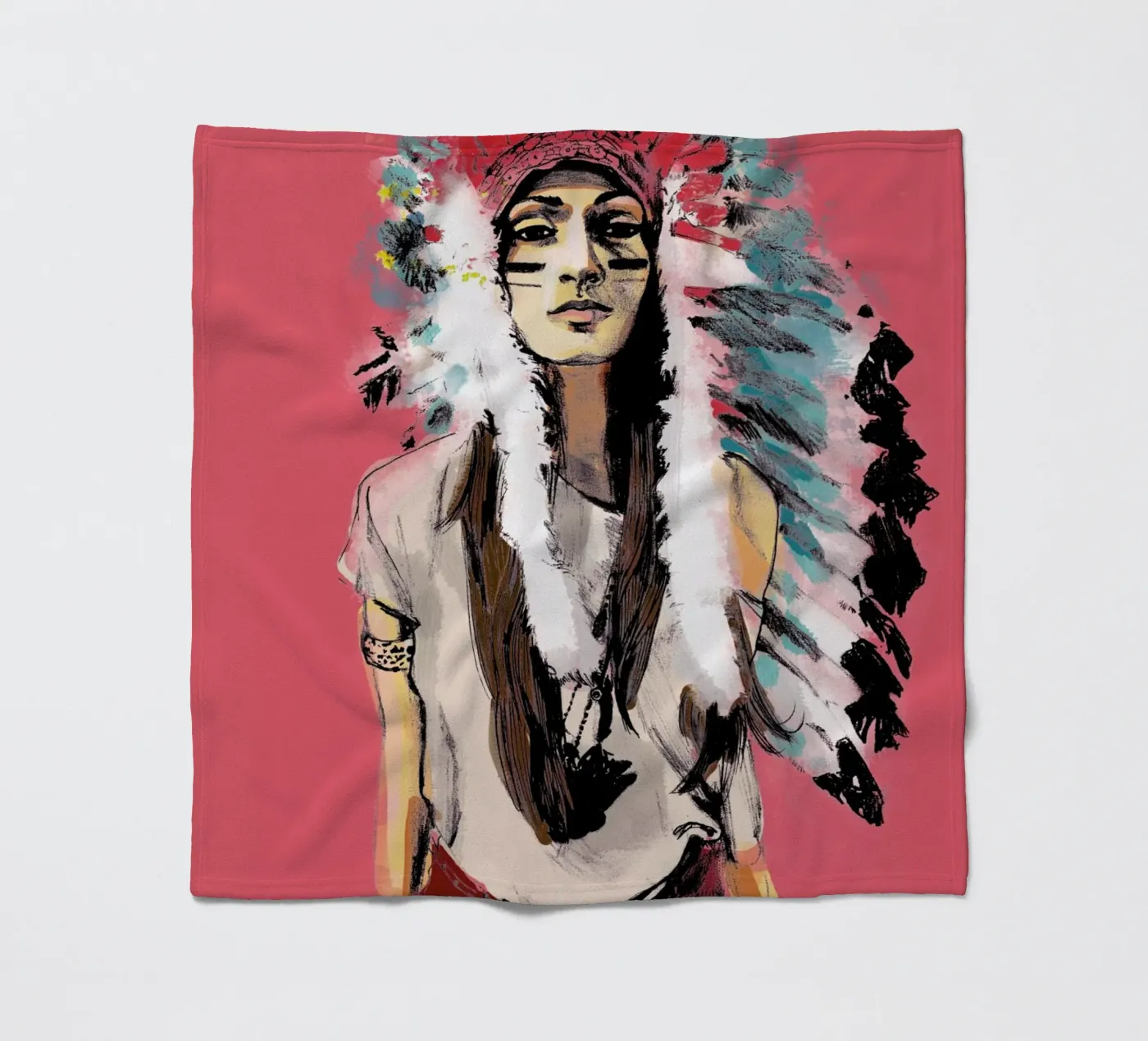 Cassandre plaid polaire de Agnes KR Patience