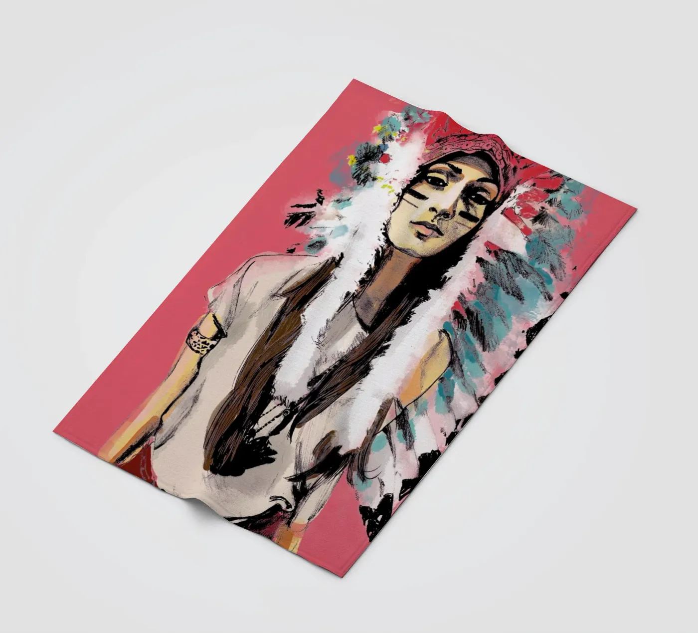 Cassandre plaid polaire de Agnes KR Patience