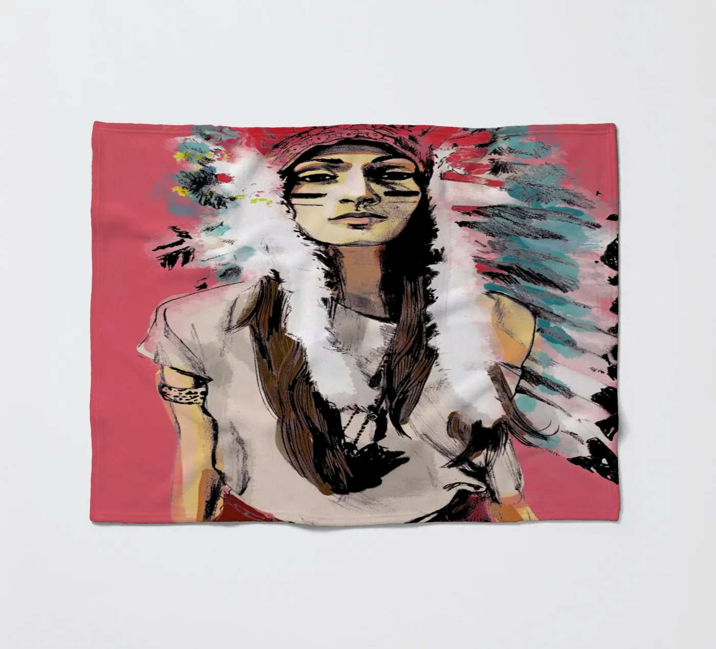 Cassandre plaid polaire de Agnes KR Patience