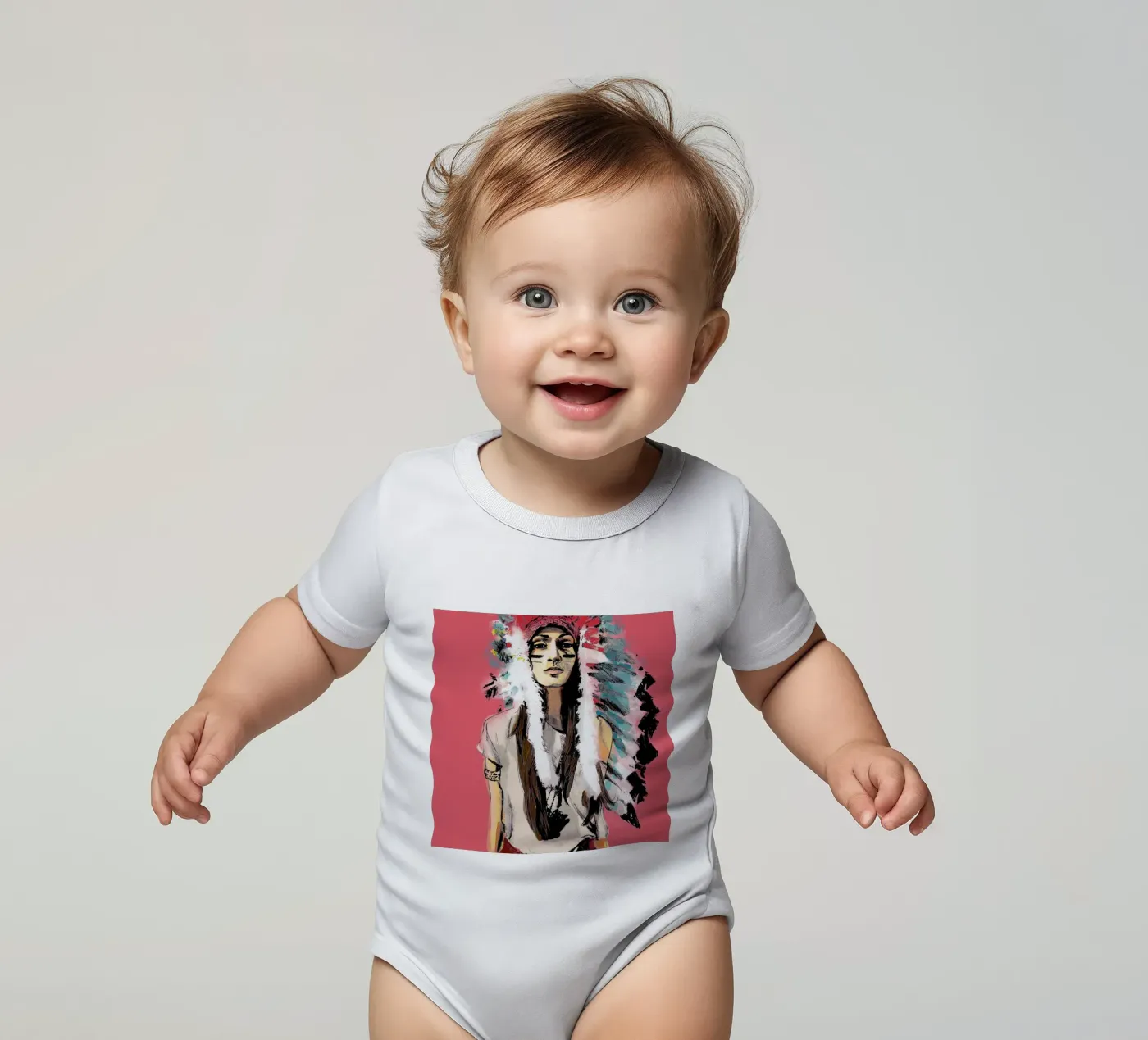 Cassandre body neonato maniche corte da Agnes KR Patience