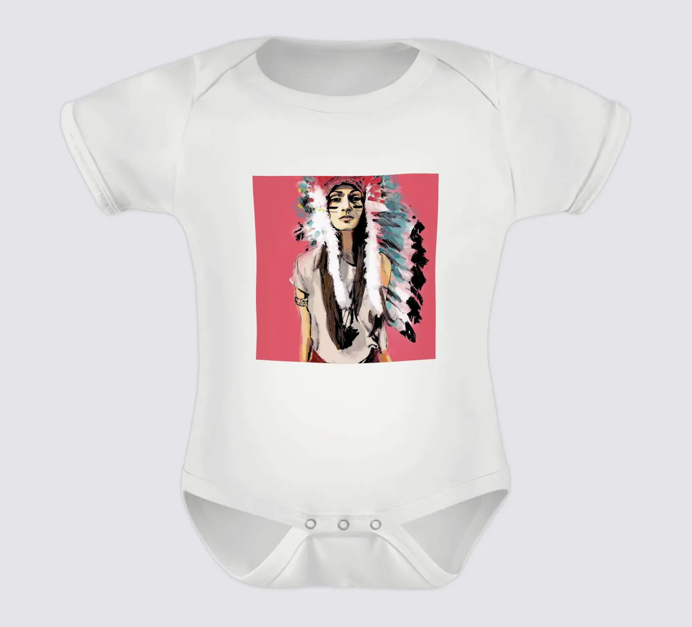 Cassandre body neonato maniche corte da Agnes KR Patience