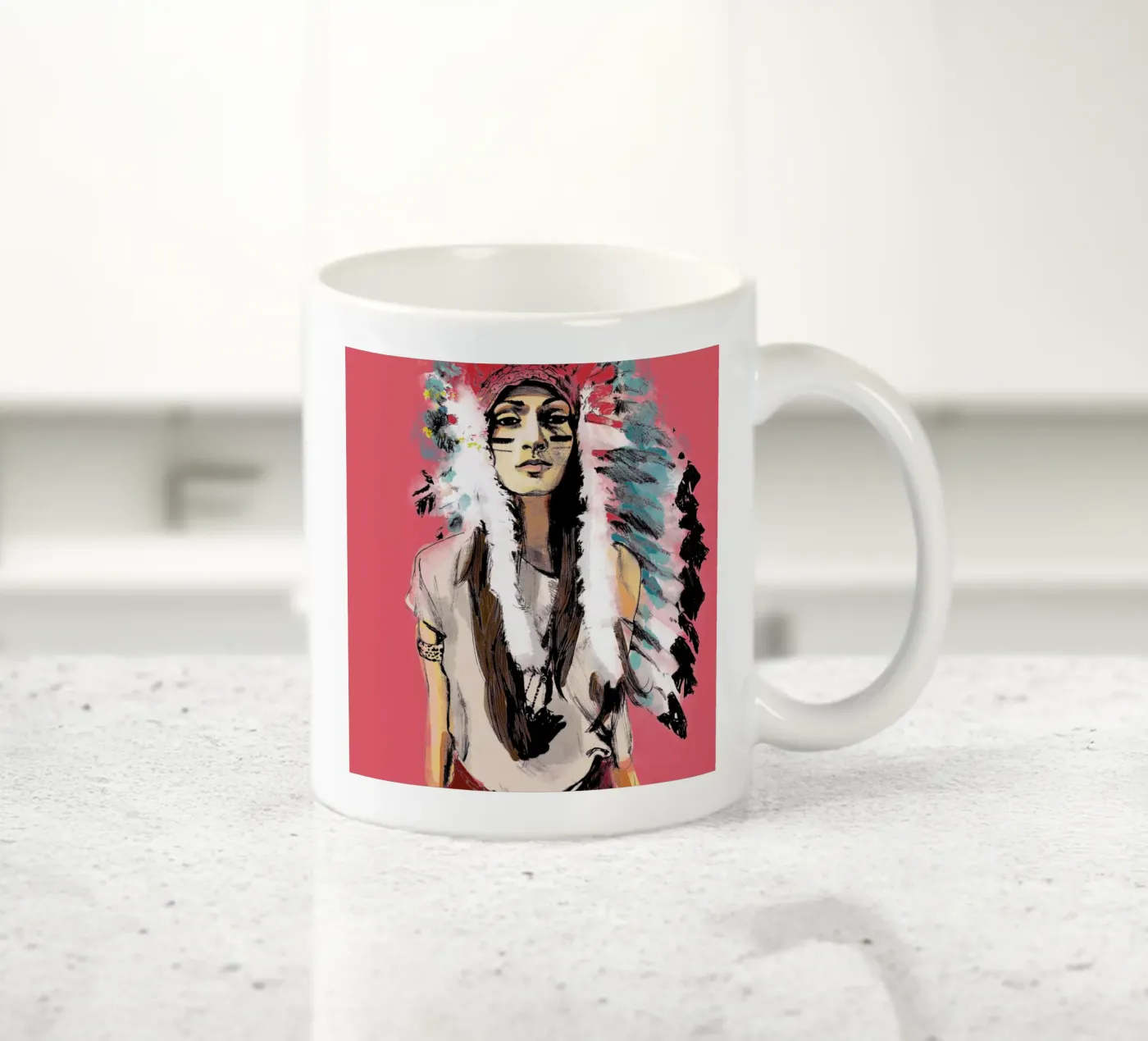 Cassandre ceramic mug by Agnes KR Patience
