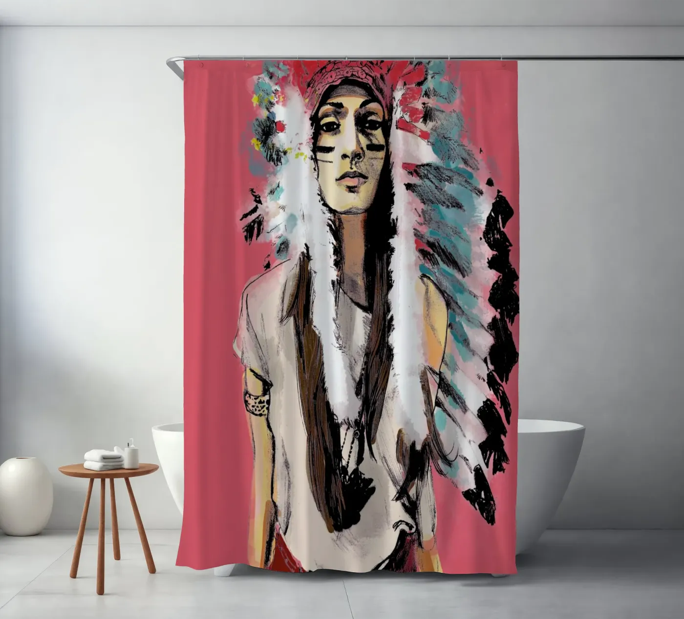 Cassandre Duschvorhang von Agnes KR Patience