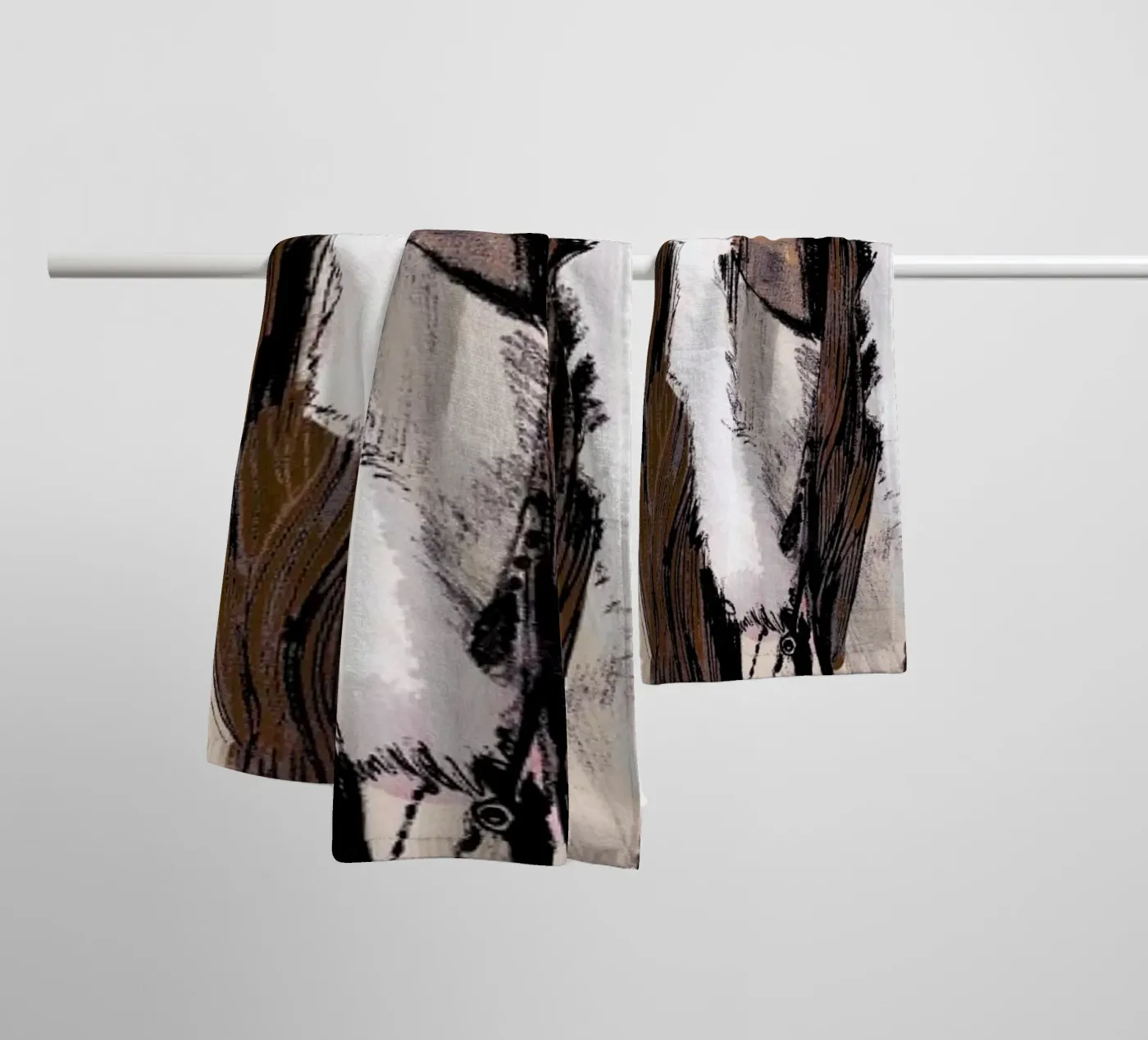 Cassandre badhanddoek van Agnes KR Patience