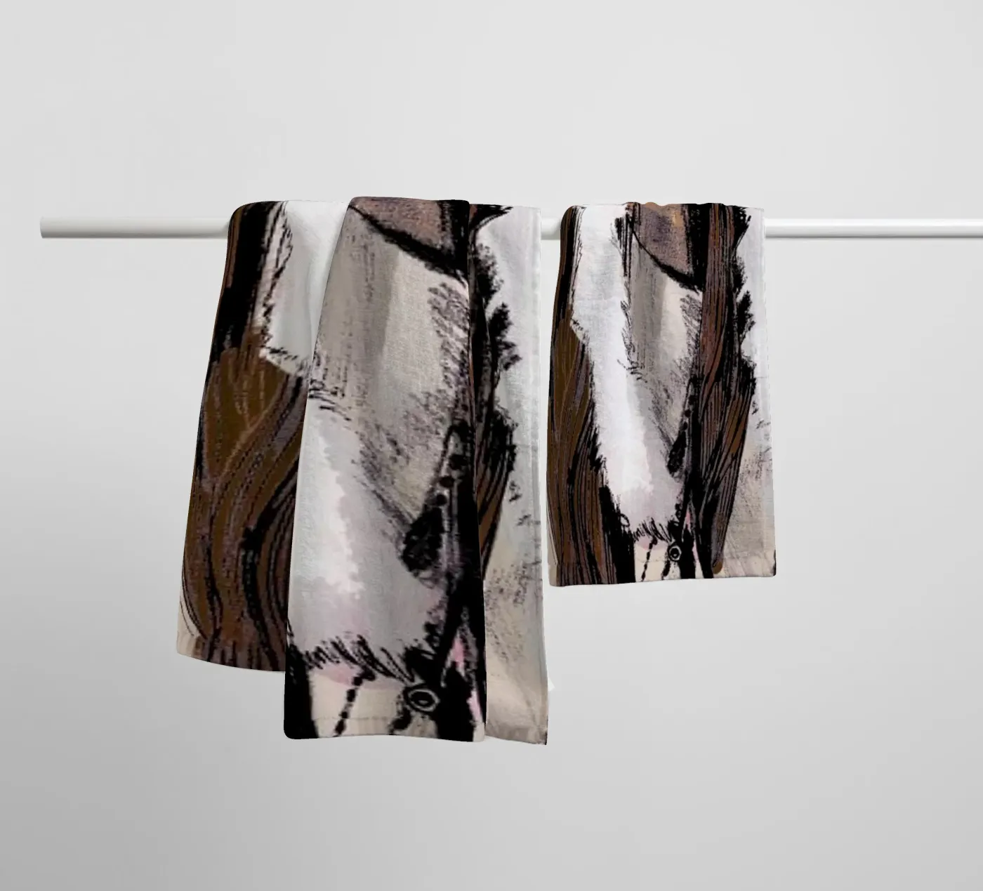 Cassandre badhanddoek van Agnes KR Patience