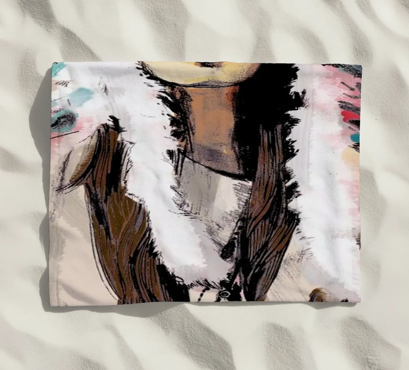 Cassandre strandhanddoek van Agnes KR Patience