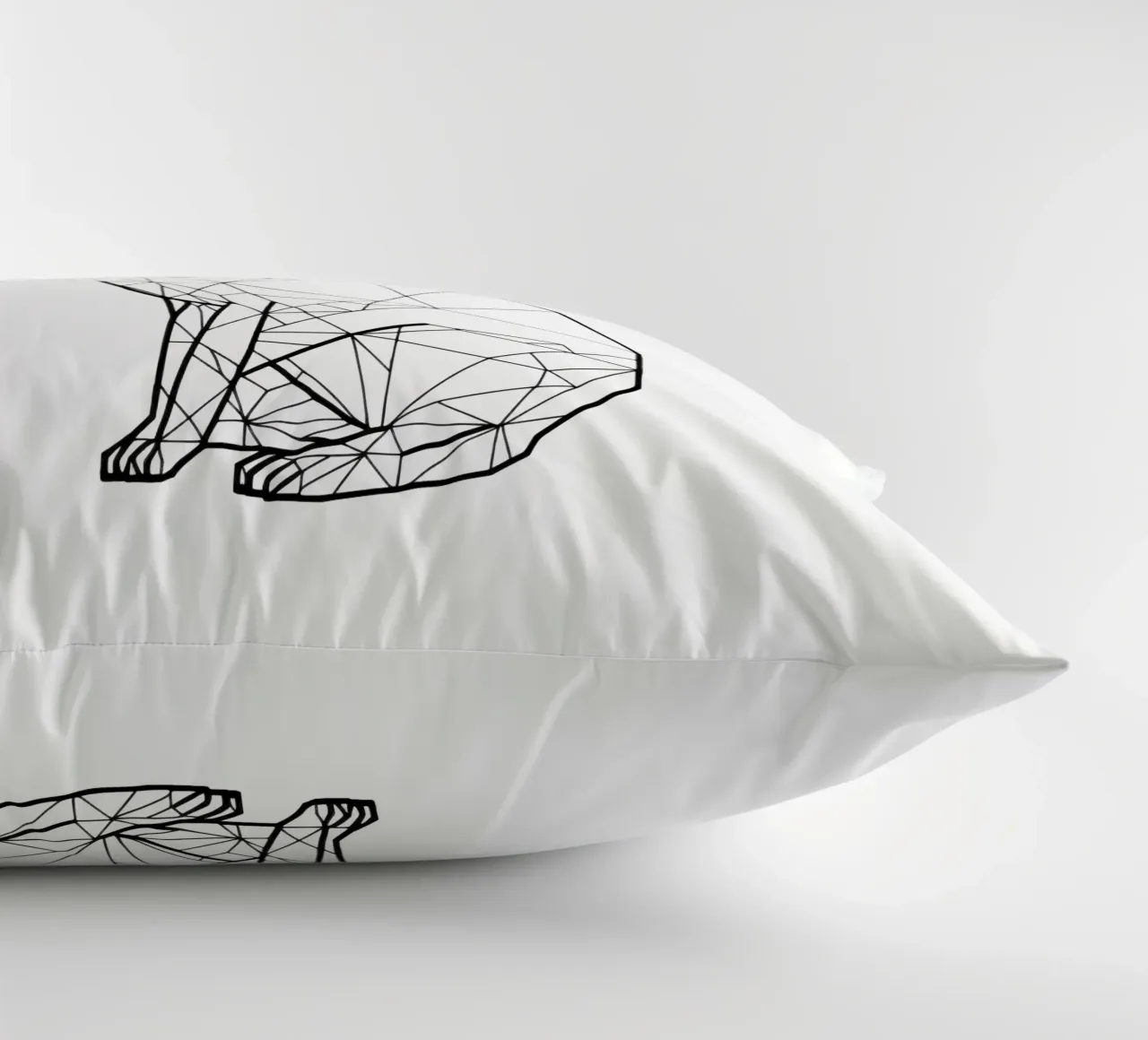 That's Art Bunny | Line art con una strizzatina d'occhio cuscino da Autofocus
