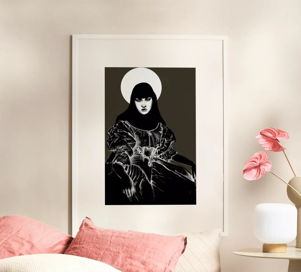 Duchesse (Vamp) poster con telaio in plastica da Agnes KR Patience
