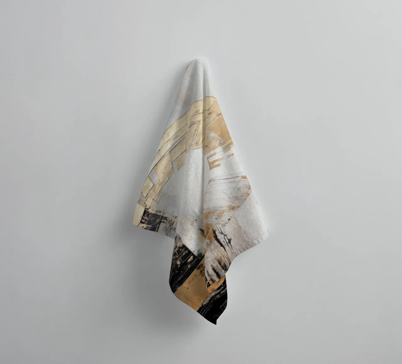 ABSTRACT ART Force field towel by Melanie Viola