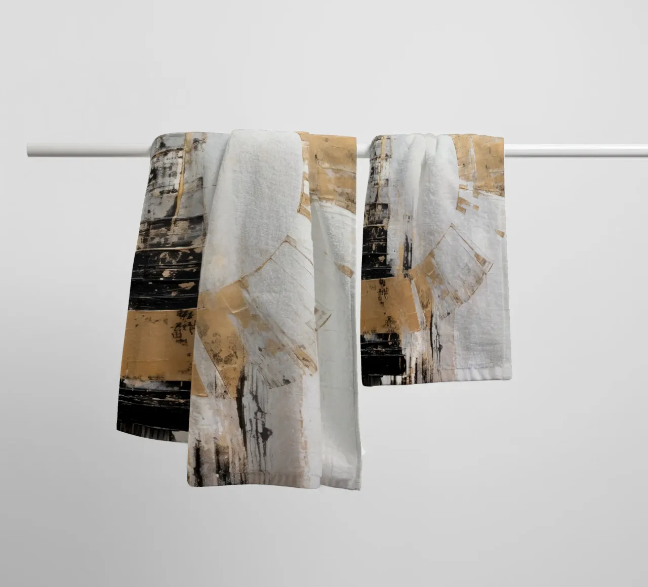 ABSTRACT ART Force field towel by Melanie Viola
