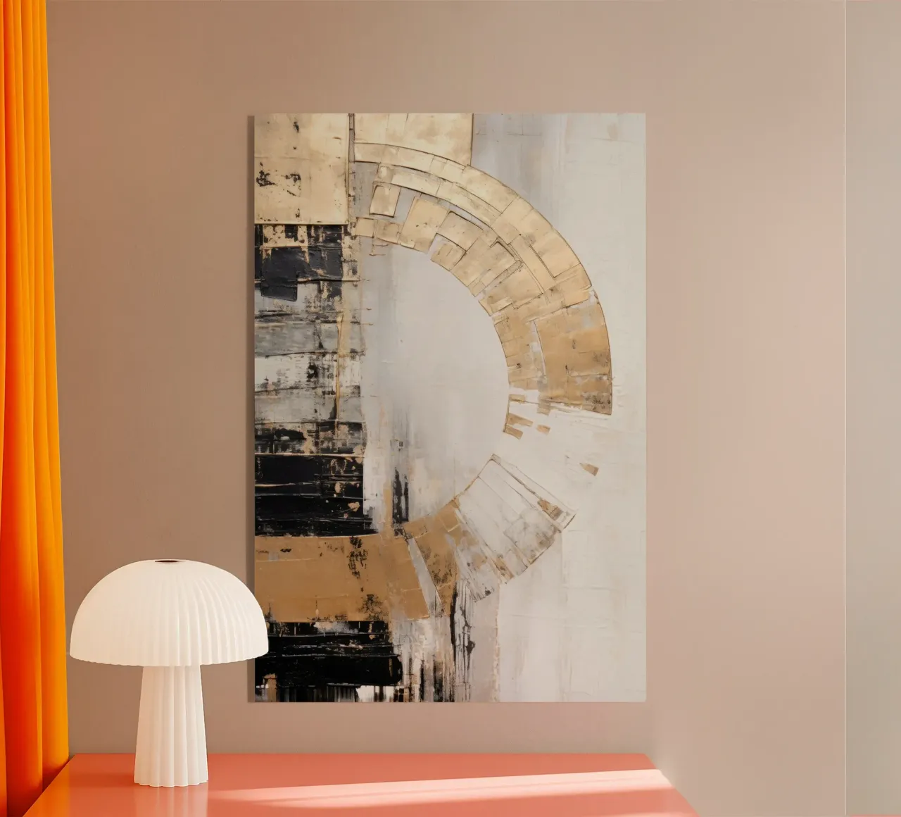 ABSTRACT ART Force field acrylic glass by Melanie Viola