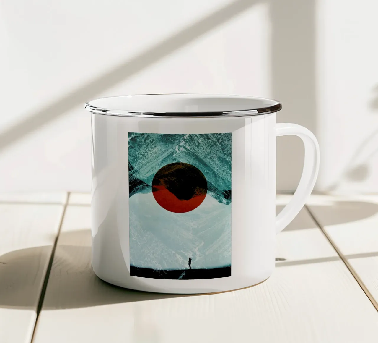 Found in isolation mug en émail de Stoian Hitrov
