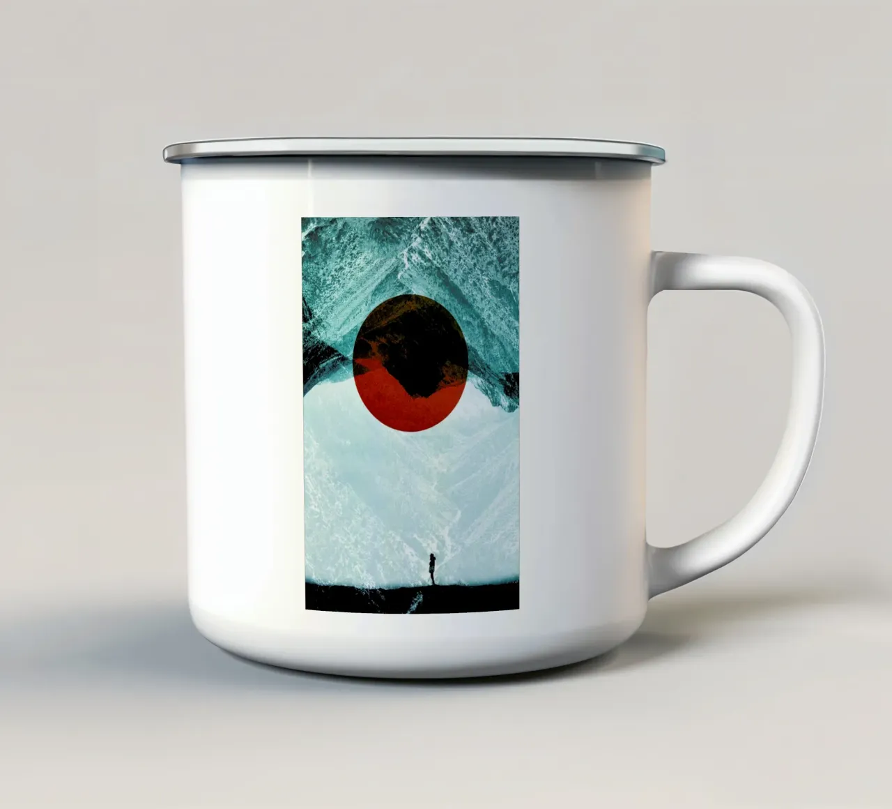 Found in isolation mug en émail de Stoian Hitrov