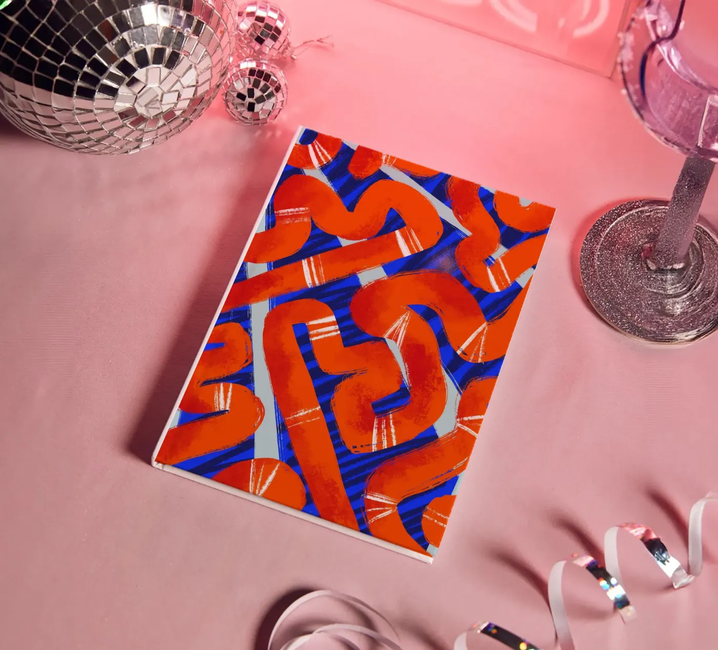 Abstract pattern 2 Notizbuch von Studio Fiamma