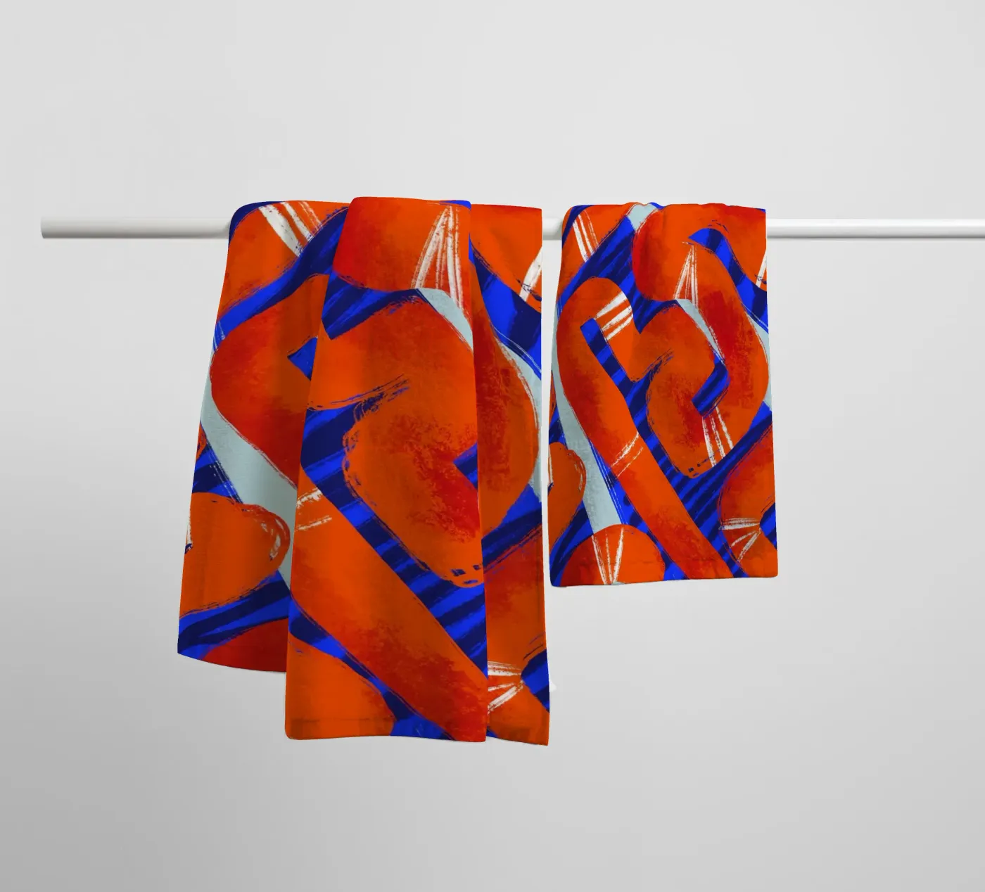 Abstract pattern 2 badhanddoek van Studio Fiamma