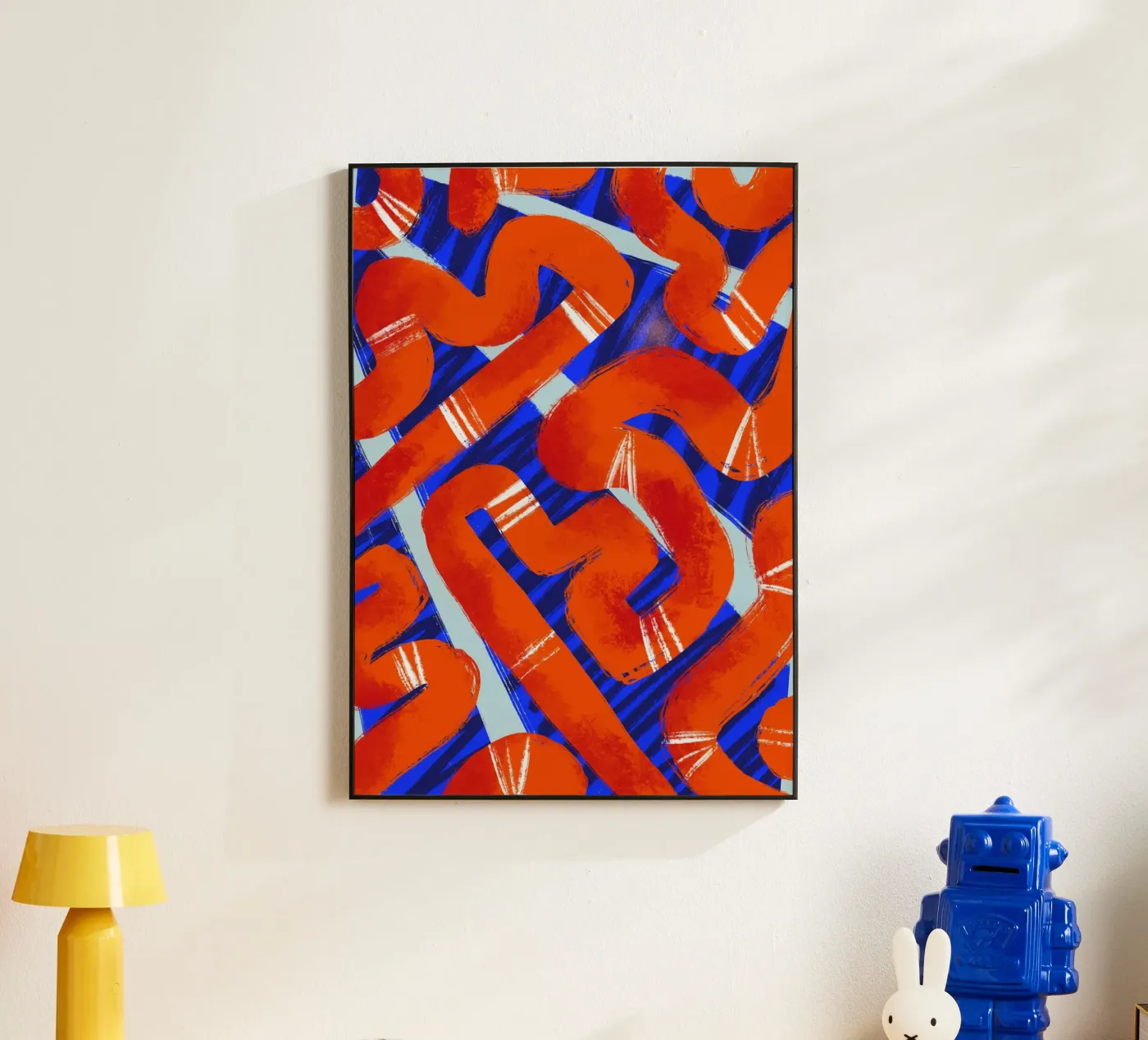 Abstract pattern 2 forex-plaat van Studio Fiamma