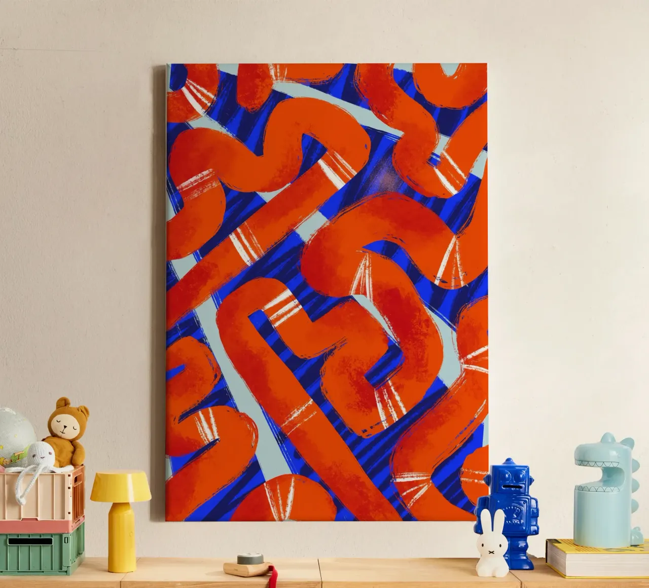 Abstract pattern 2 canvas van Studio Fiamma