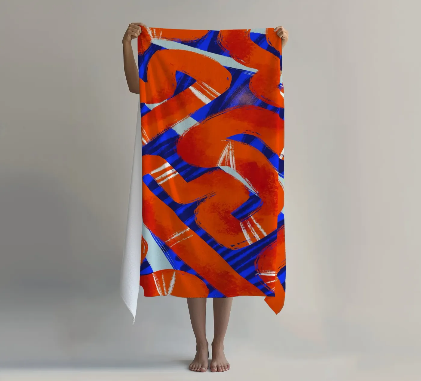 Abstract pattern 2 Strandtuch von Studio Fiamma