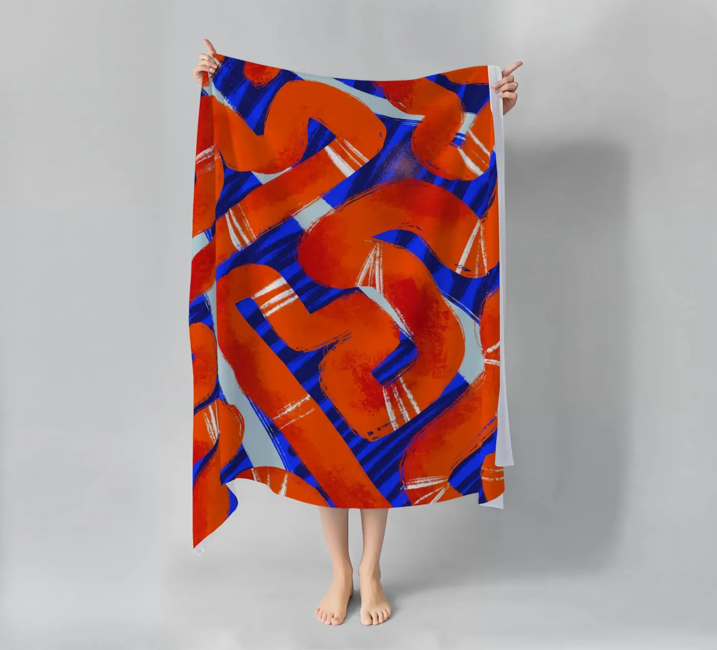 Abstract pattern 2 Strandtuch von Studio Fiamma