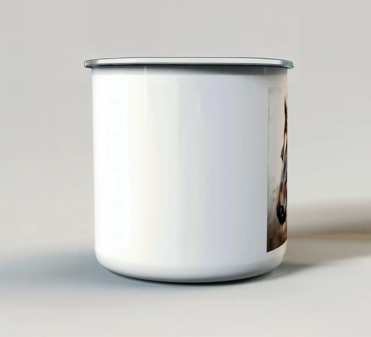 Arte del cavallo magico tazza in smalto da Justyna Jaszke JBJart