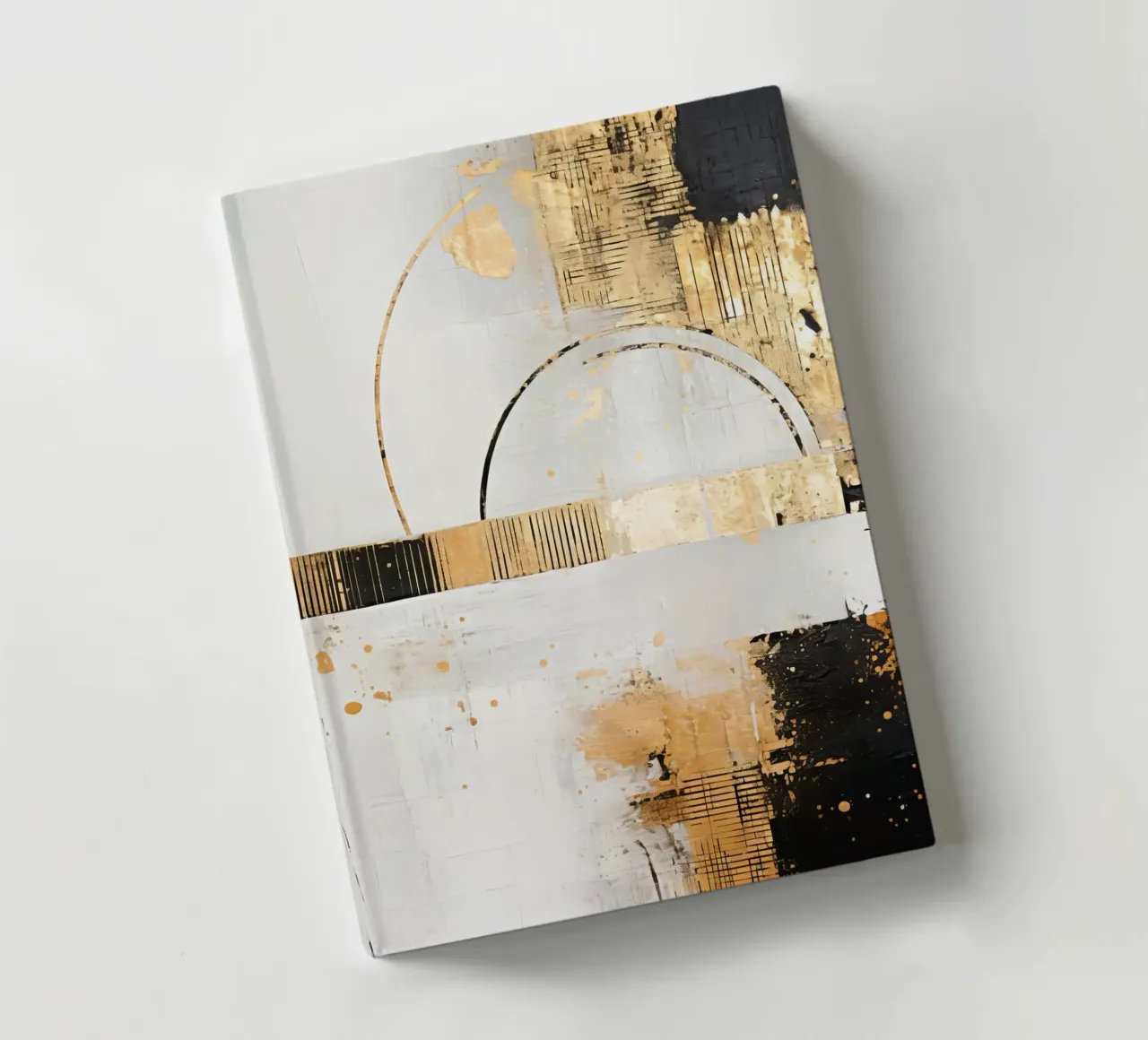 ABSTRACT ART Lightness notebook by Melanie Viola