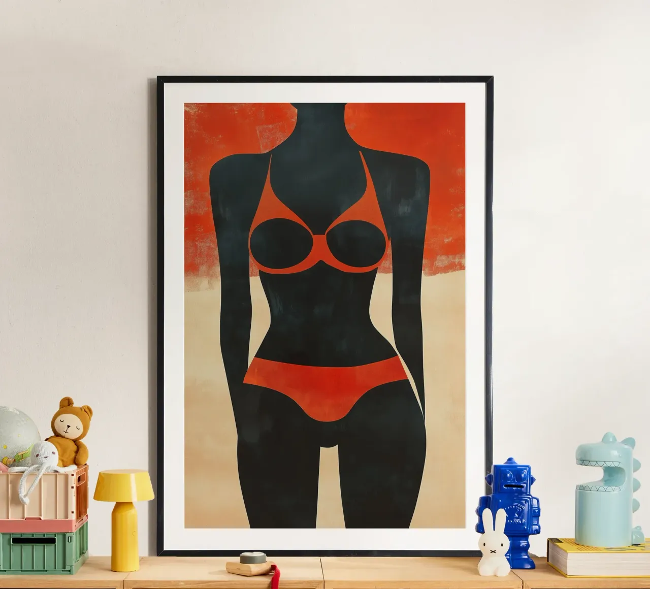 Perfekter Bikini-Strand-Körper Poster von Autofocus