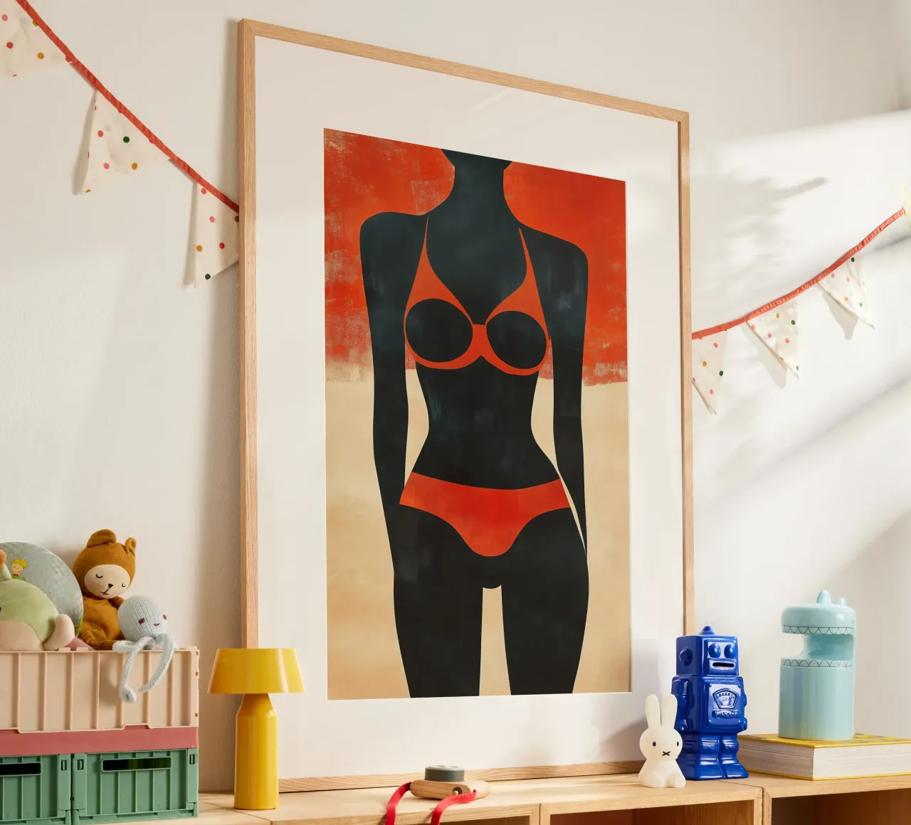 Perfekter Bikini-Strand-Körper Poster von Autofocus